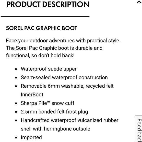 NULL SOREL PAC GRAPHIC BOOT - Picture 13 of 13